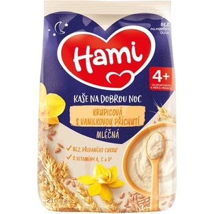 Gachas de avena Hami Goodnight gachas de leche con sabor a vainilla 210 g