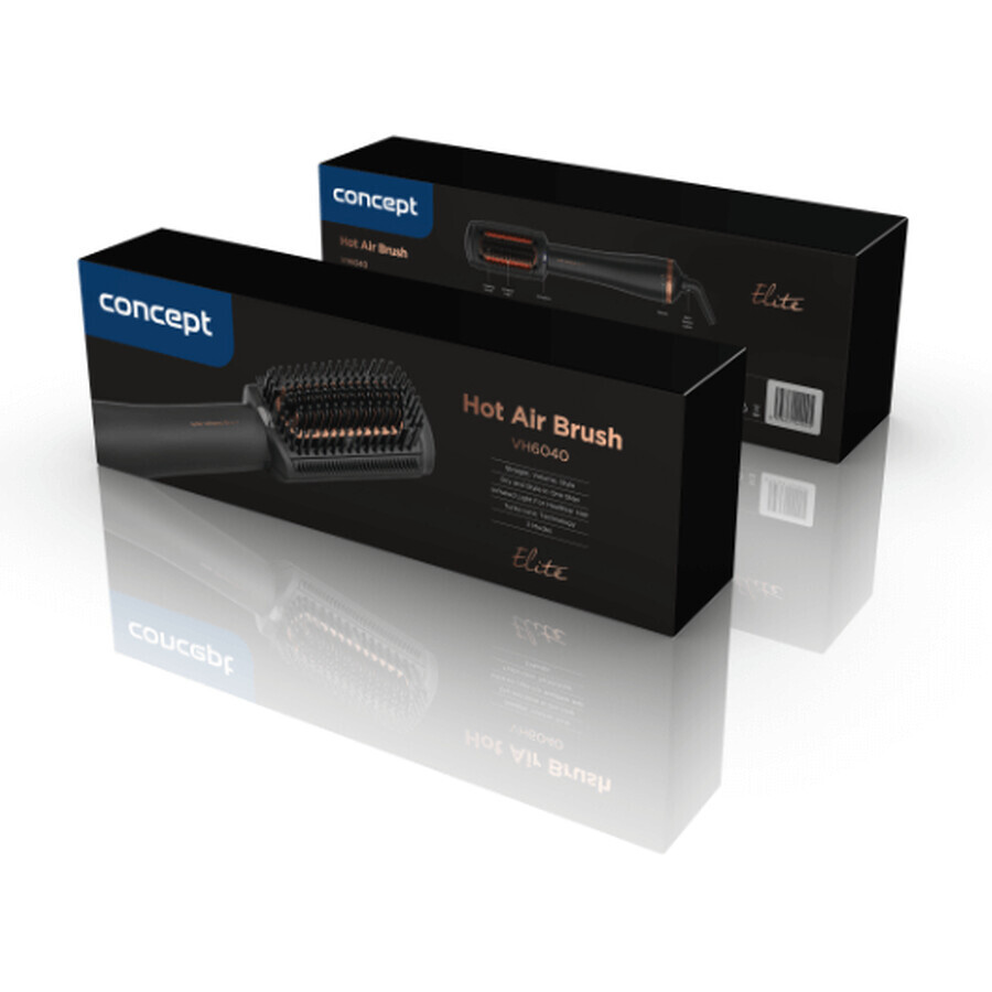 Concept VH6040 ELITE Spazzola per capelli ionica ad aria calda a infrarossi Boost