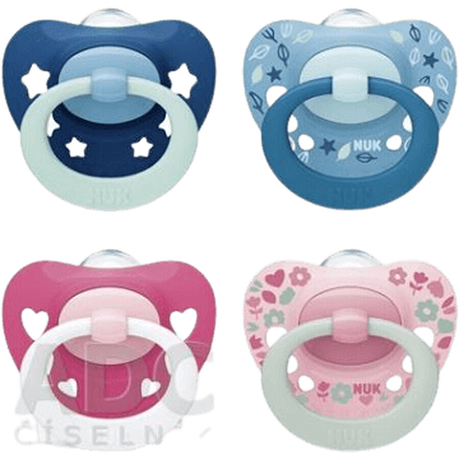 Winkel op Nuk Kalmerende Silicone Signature Fopspeen 6-18m Doos Nuk Kalmerende Silicone Signature Fopspeen 6-18m Doos