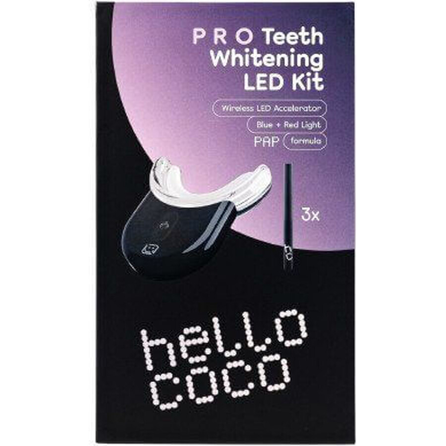 hello coco Teeth Whitening Kit (LED Teeth Whitening Kit PAP+ Pro)