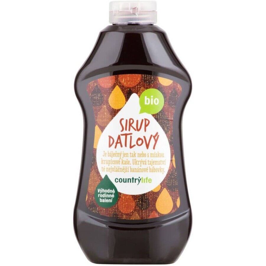 Country Life Sirop de Coing Bio - Sirop de Prune Bio 874 ml