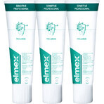 Elmex Sensitive Professional pastă de dinți 3 x 75 ml Elmex Sensitive Professional pastă de dinți 3 x 75 ml