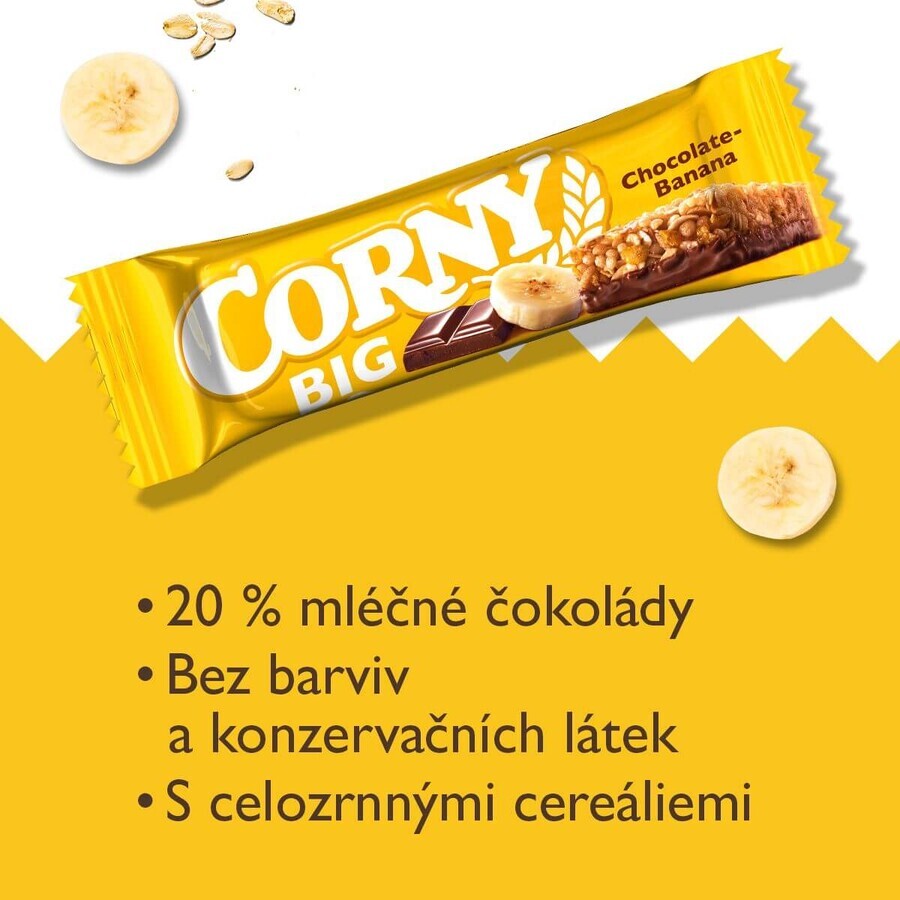 Barrette di cereali Corny BIG banana-cioccolato 50 g