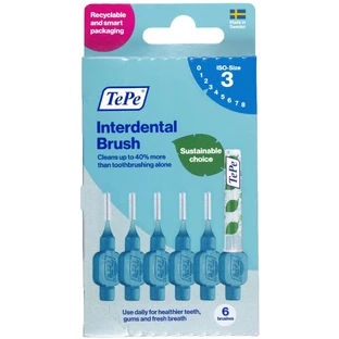 TePe Original Interdentalbürste 0,6 mm blau 6 Stück