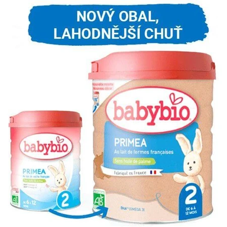 Leche infantil ecológica Babybio Primea 2 Continuación 800 g
