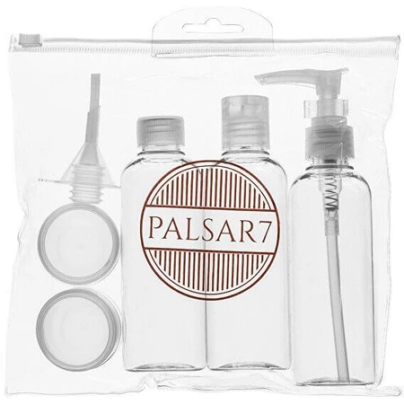 Palsar7 Reiscosmeticaset met dispenser 7 stuks
