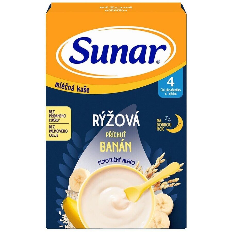 Sunar Gute-Nacht-Reisbrei mit Milch und Banane 210 g