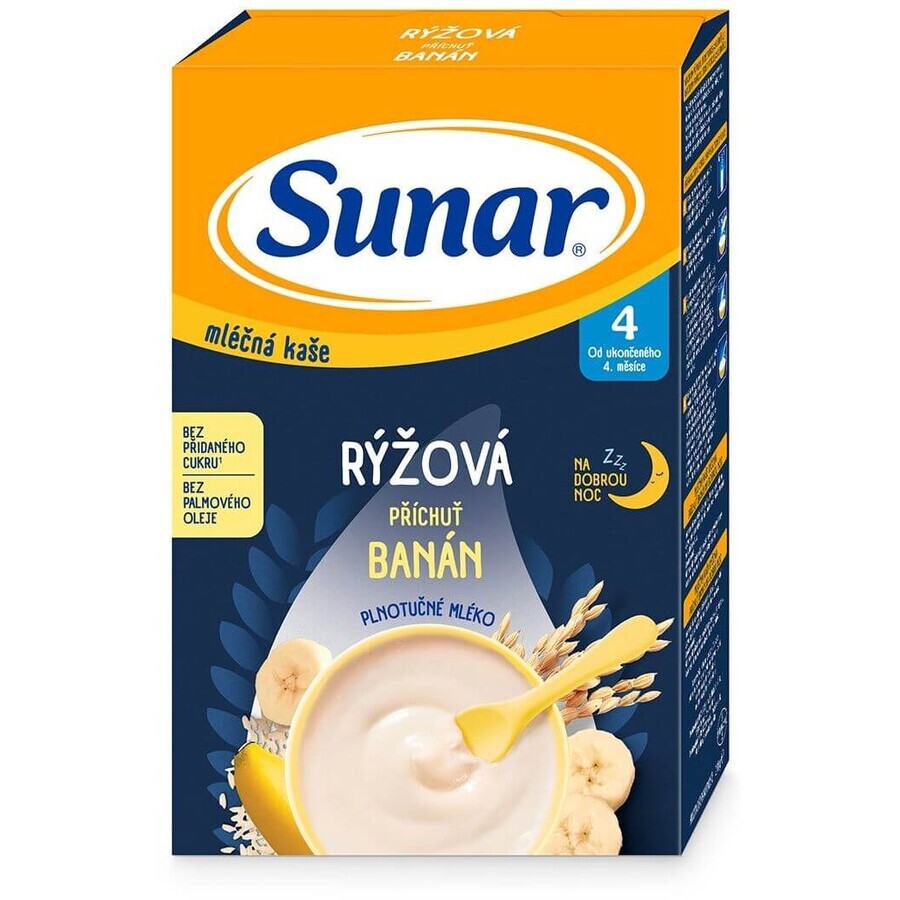 Sunar Gute-Nacht-Reisbrei mit Milch und Banane 210 g
