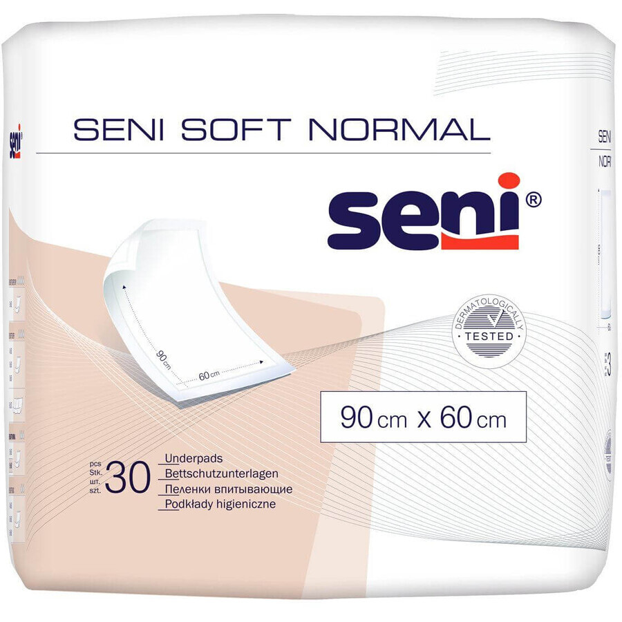 Acquista Seni Soft assorbenti normali 90 x 60 cm assorbimento 1350 ml 30 pz. Seni Soft assorbenti normali 90 x 60 cm assorbimento 1350 ml 30 pz.