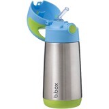 B. Box Trinkthermoskanne mit blau/grünem Strohhalm 350 ml