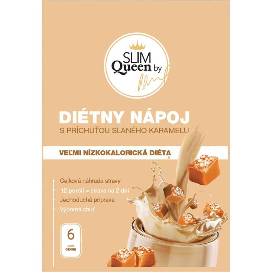 SLIM Queen Diet Drink, caramello salato 12 x 32 g