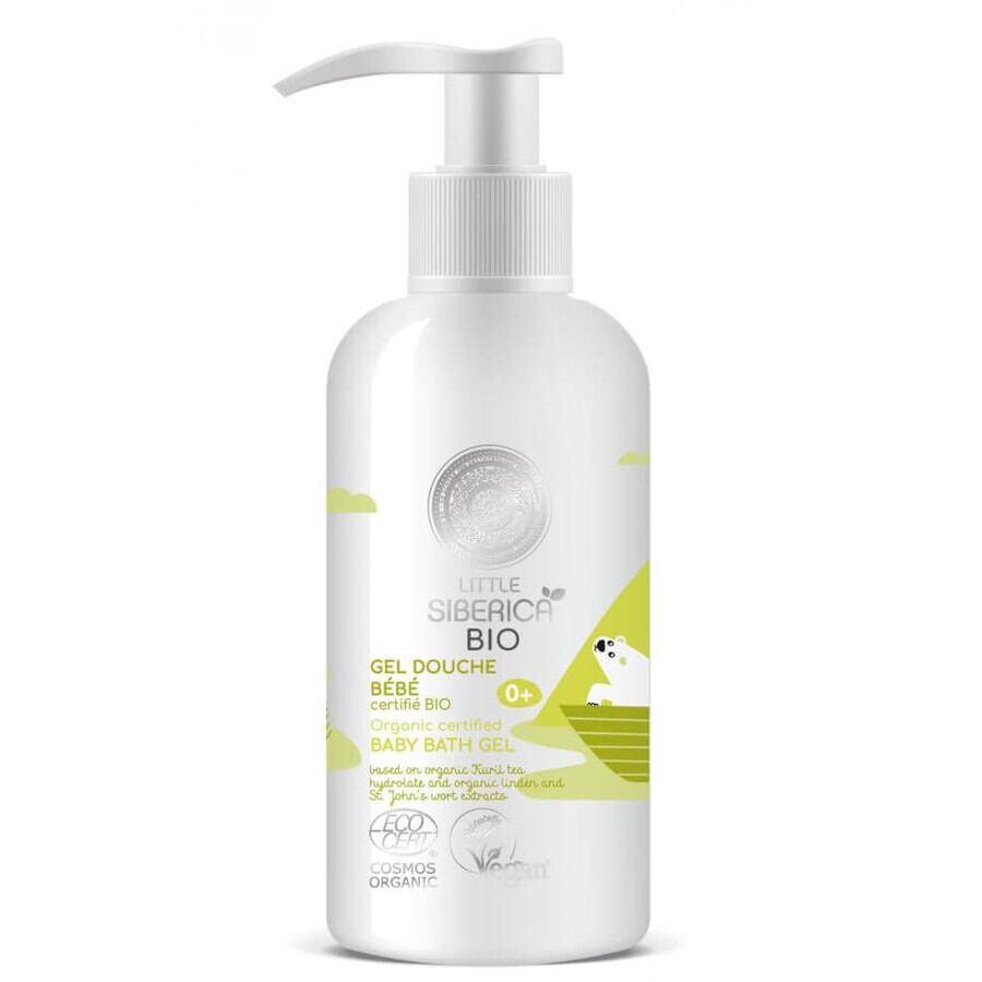 Little Siberia gecertificeerde biologische badgel voor kinderen 250 ml