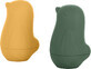 Petite&amp;Mars Siliconen badspeeltjes - Love birds Oker Groen 6m+