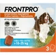 FRONTPRO Antiparasitaire kauwtabletten voor honden (10-25 kg) 3 stuks