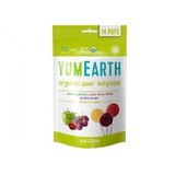 YumEarth Organic sour fruit lollipops 14 pieces