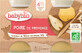 Babybio Fruit snack with pear 2 x 130 g