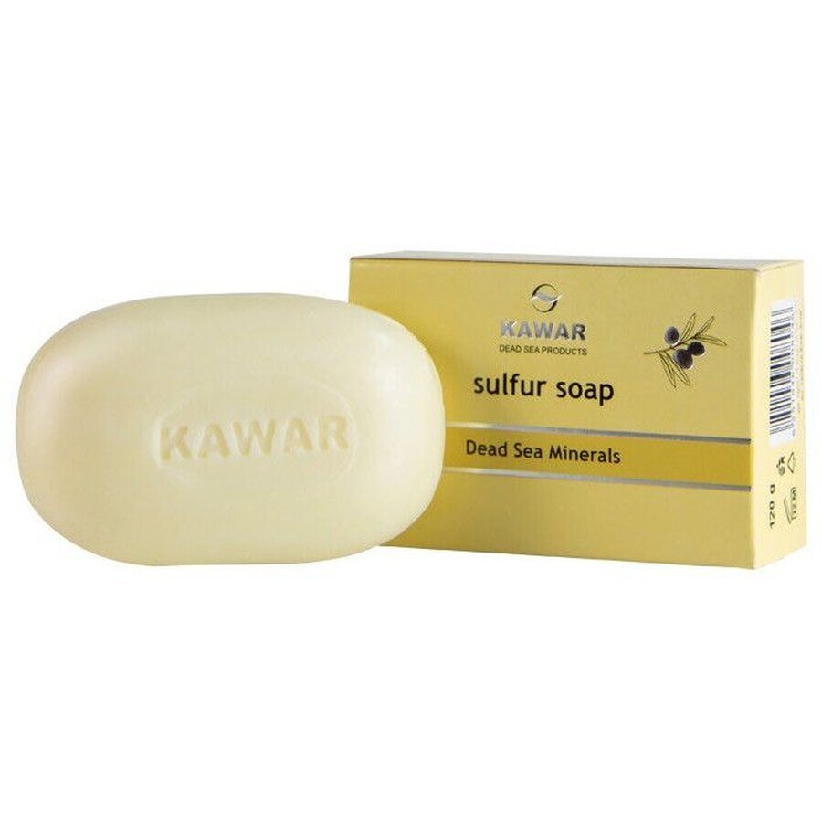 Jabón de azufre Kawar con minerales del Mar Muerto 120 g