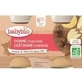 Babybio Puré de manzana con castañas 2 x 130 g