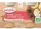 Babybio Apple fruit puree with chestnut puree 2 x 130 g