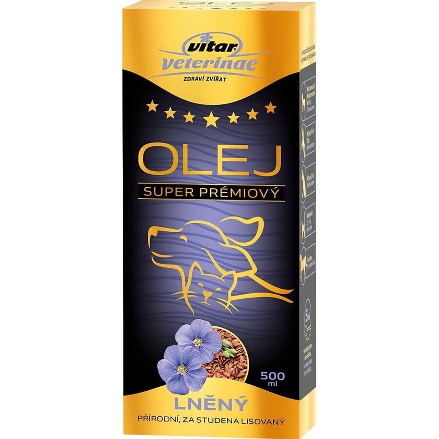 Vitar Veterinae Leinsamenöl 500 ml