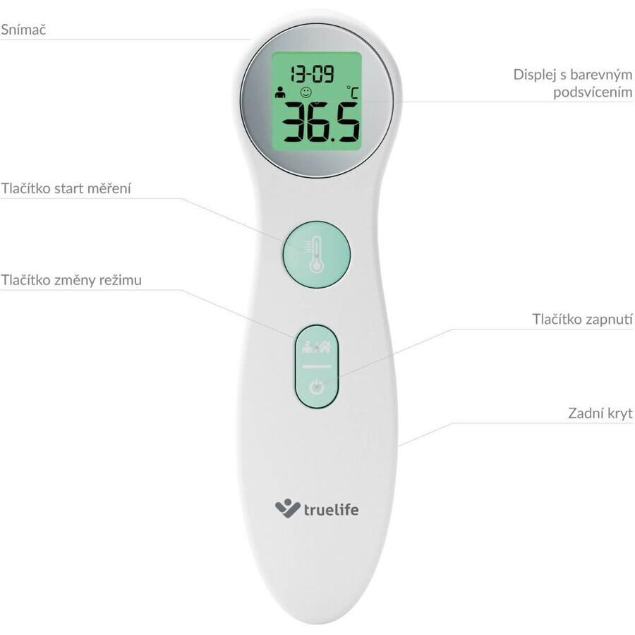 TrueLife Care Q6 berührungsloses Gesundheitsthermometer