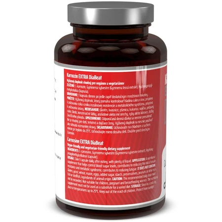 CarnoMed Carnosine Extra DiaBeat 90 cápsulas