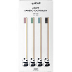 My White Secret Bamboo Toothbrush 4 pieces