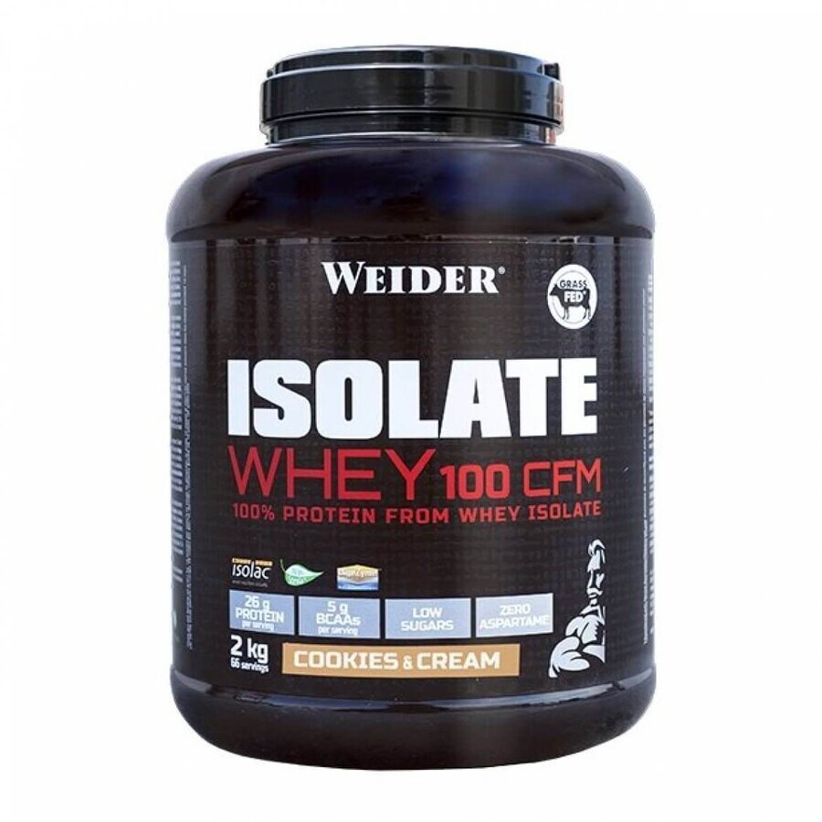 Weider Whey Isolate Suero 100 CFM chocolate 2000 g