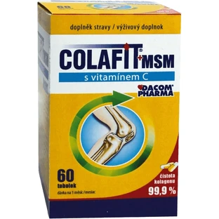 Colafit KOLAGEN con vitamina C + MSM 60 cápsulas blandas