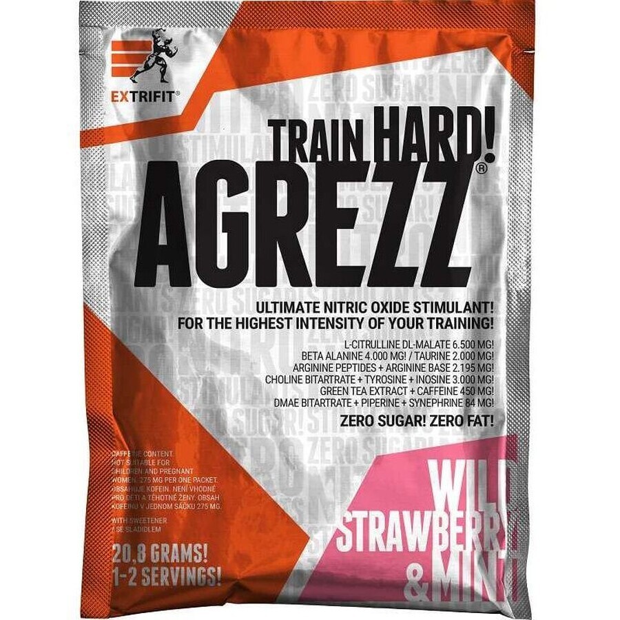 Extrifit Agrezz Fraise sauvage & Menthol sachet 20 x 20.8 g