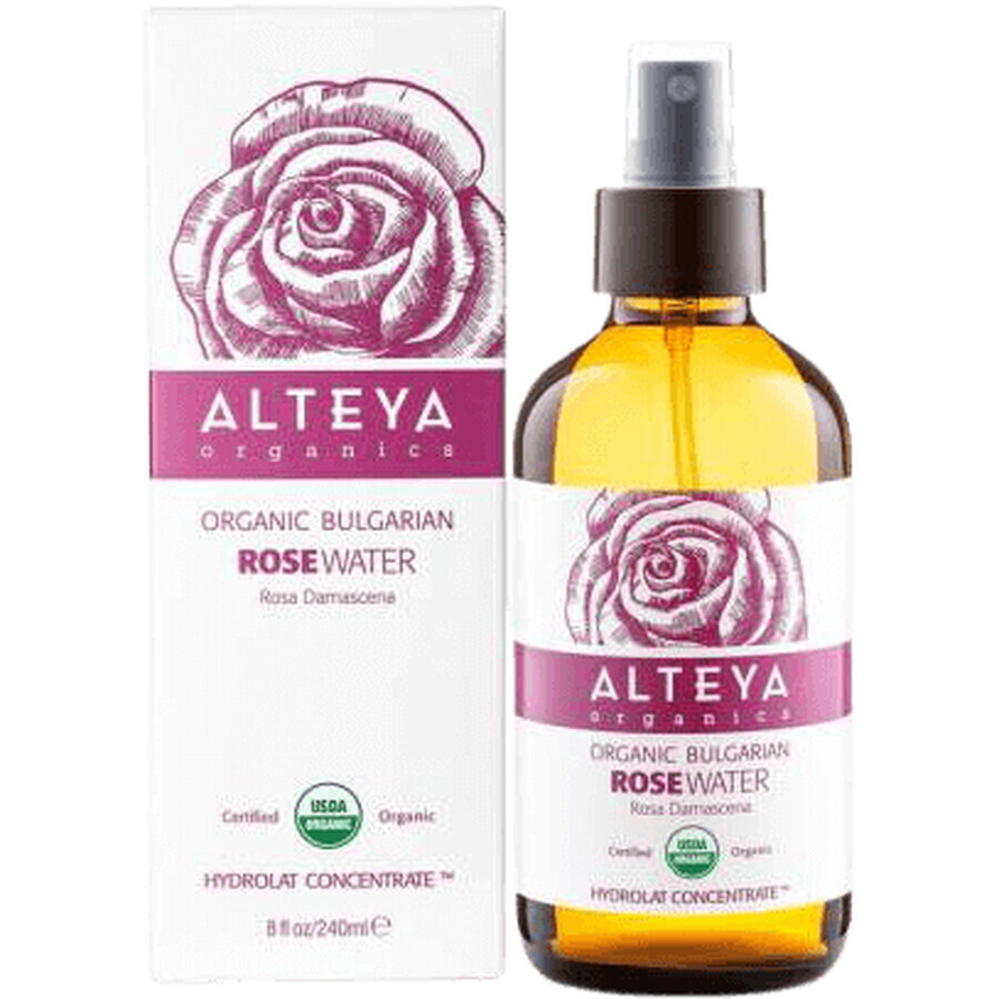 Alteya Organics Organic Rose Water in bottle 240 ml
