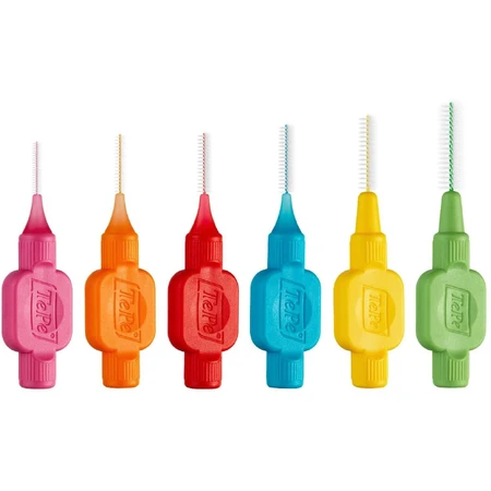 Cepillos interdentales TePe talla 0-5 Mix Pack, caja de papel 6 unid.