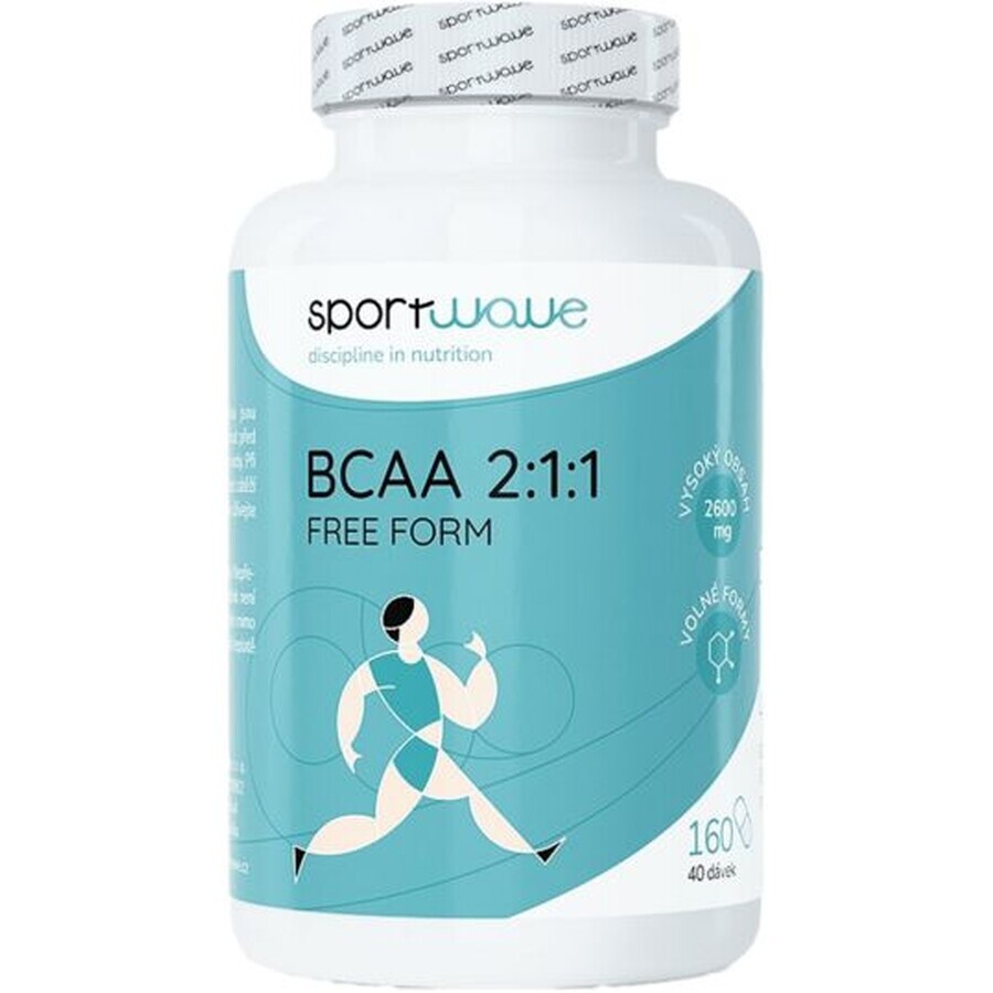 Sportwave BCAA 2:1:1 vrije vorm 160 capsules