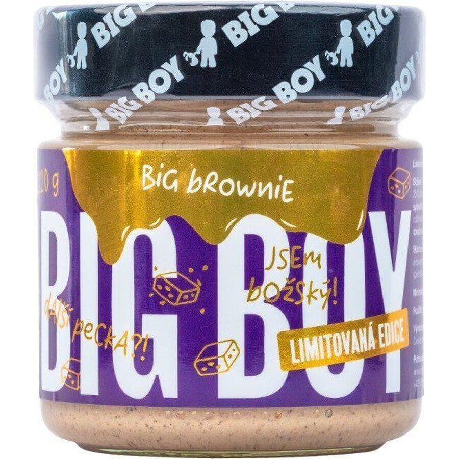 Big Boy Big Brownie brownie de crema de avellanas con anacardos y chocolate blanco 220 g