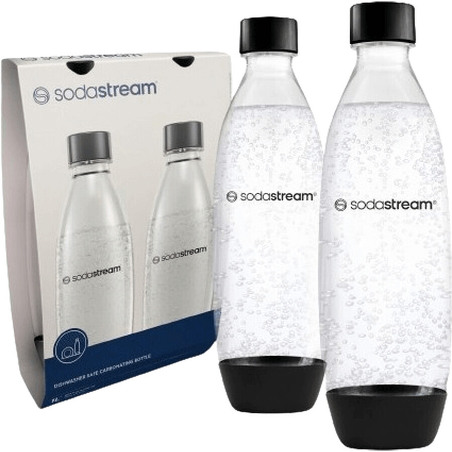 Sodastream Dishwasher Black Glass Dishwasher Fuse 2 pcs