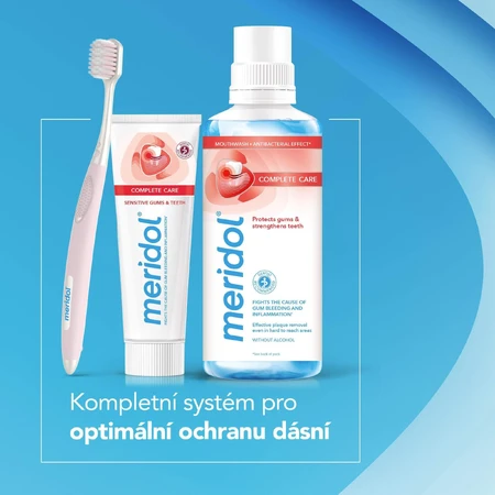 Meridol Complete Care Zahnpasta für empfindliche Zähne und Zahnfleisch 75 ml