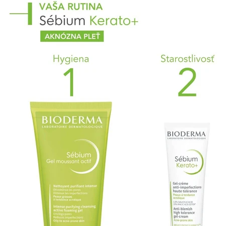 Bioderma Sébium Kerato+ gel-crème acné haute tolérance 30 ml