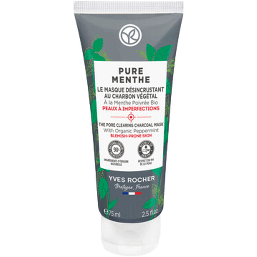 Yves Rocher Mascarilla purificante al carbón activo 75 ml