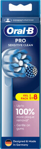 Oral-B Pro Sensitive Clean vervangingskoppen 8 stuks
