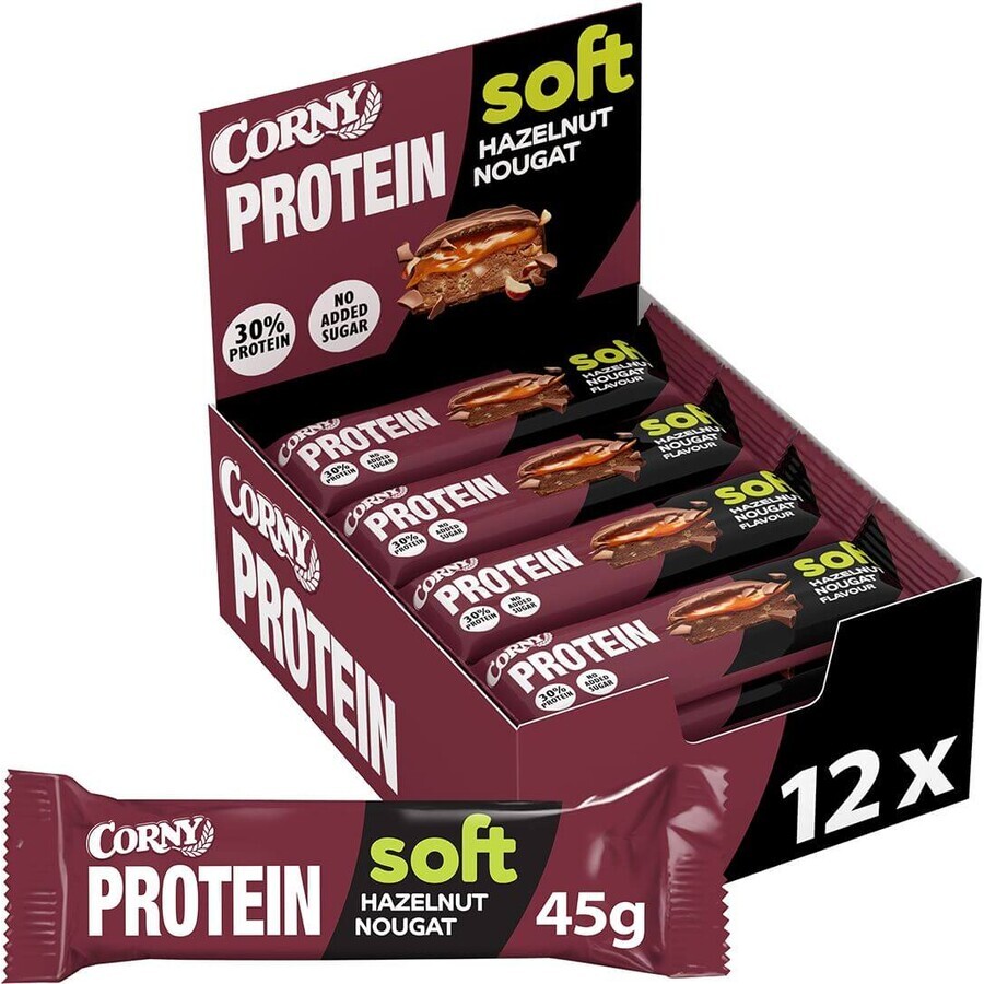 Batoane proteice Corny Protein SOFT Nucă de nucă 45 g