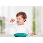 Minikoioi Piastra divisoria in silicone con ventosa - verde Minikoioi Piastra divisoria in silicone con ventosa - verde