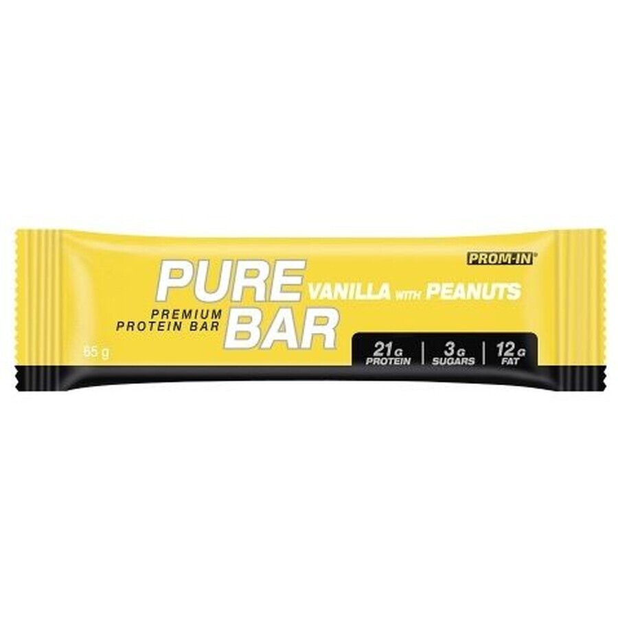 Prom-In Pure Bar vainilla con avellanas 65 g