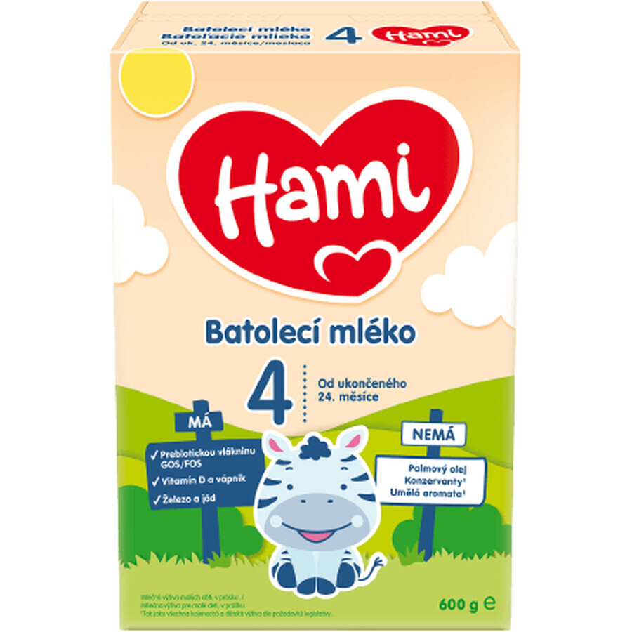 Hami 4 Toddler Milk from the UK. 24 months 600 g