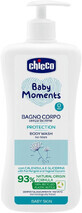 Chicco Baby momente de protecție Șampon de corp cu dozator, 93% ingrediente naturale 750 ml