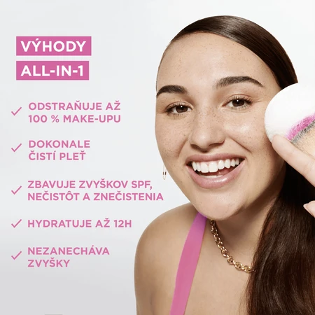 Garnier Skin Naturals 3-in-1 mizellares Reinigungswasser für empfindliche Haut, 400 ml
