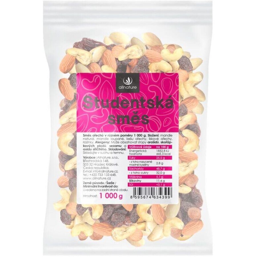 Buy Allnature Student Mix 1000 g Allnature Student Mix 1000 g