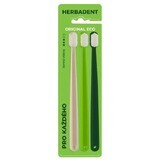 Herbadent Herbadent Original ECO 3* Tripplepack toothbrushes, fine bristles 3 pcs