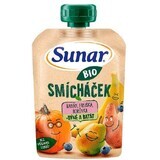 Sunar Organic Fruit Capsule Mixed Banana, pear, pumpkin, sweet potato and blueberry 100 g