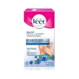 Hair removal strips for sensitive skin body, 16 pieces 3 wipes, Veet