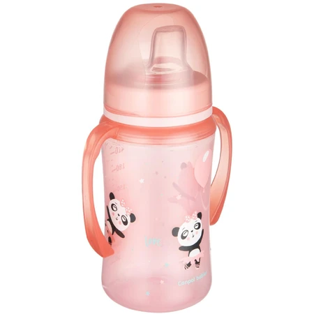 Canpol Baby Training Cup EXOTIC ANIMALS pink 240 ml